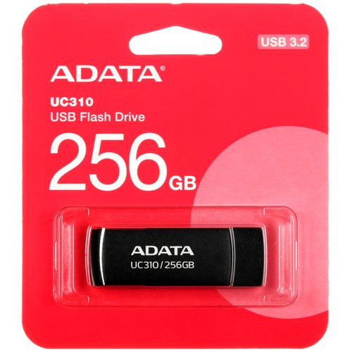 Память USB Flash 256 ГБ A-Data UC310 [UC310-256G-RBK]
