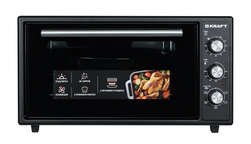 Мини-печь Kraft KF-MO 4806 FBL черный