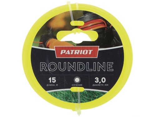 Леска для триммеров Patriot Roundline 805201019