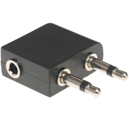 Адаптер   Aceline jack 3.5 мм х2 шт. - jack 3.5 мм черный