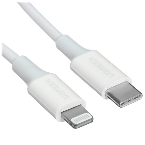 Кабель Ugreen Lightning 8-pin - USB Type-C белый