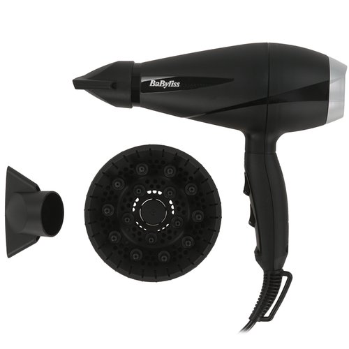 Фен BaByliss 6710DE черный/серебристый