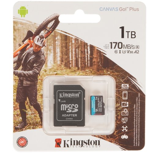 Карта памяти Kingston Canvas Go! Plus microSDXC 1024 ГБ [SDCG3/1TB]