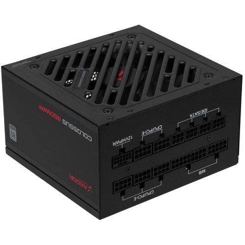 Quvvat manbai bloki ARDOR GAMING Colossus 850WPF Platinum  qora