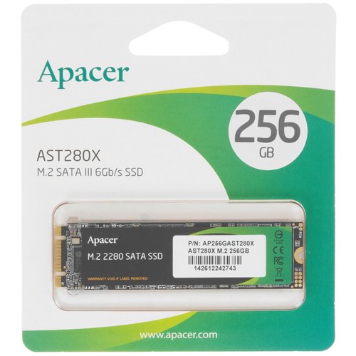256 ГБ M.2 SATA накопитель Apacer AST280X [AP256GAST280X-1]