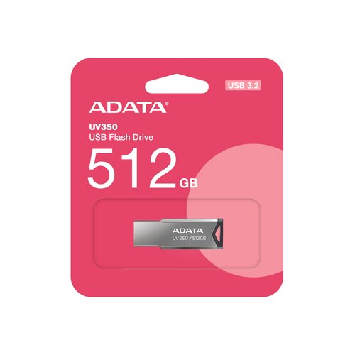 Память USB Flash 512 ГБ ADATA UV350 [AUV350-512G-RBK]