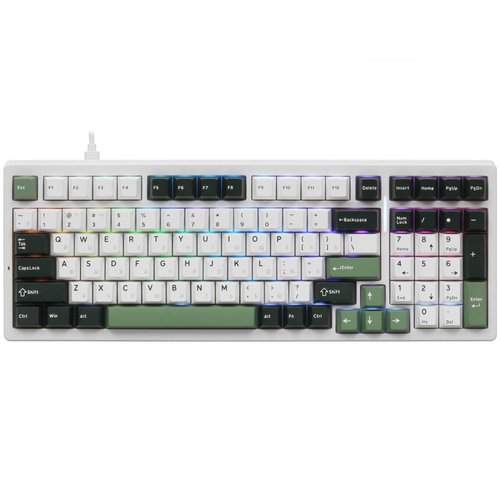Клавиатура  проводная + беспроводная VGN S99 цвет белый