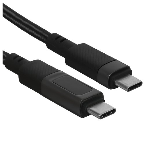 Кабель KEYRON USB Type-C - USB Type-C серый