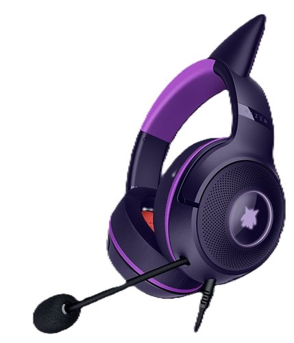 Проводные наушники Razer Kraken Kitty V2 Kuromi Edition  черный 2023