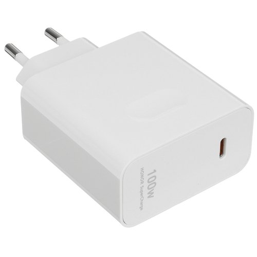 Tarmoq quvvatlash qurilmasi HONOR SuperCharge Power Adapter GaN Slim (Max 100W) oq
