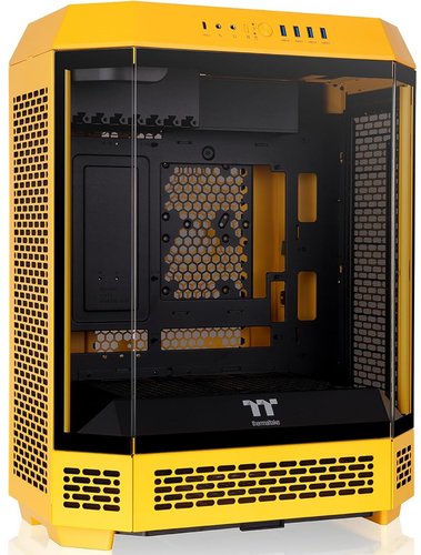 Корпус Thermaltake The Tower 600 Bumblebee [CA-1Z1-00M4WN-00] желтый