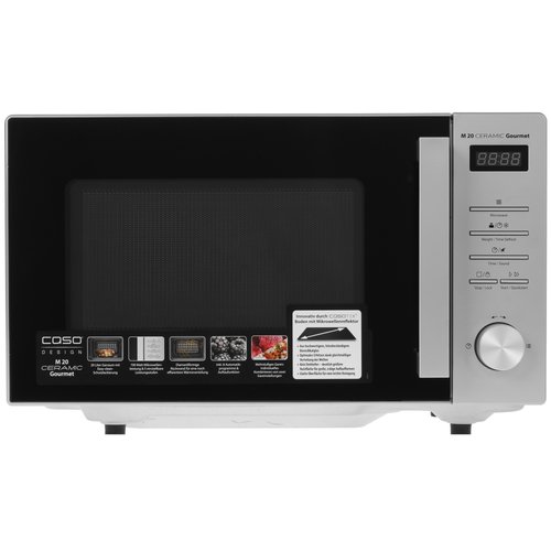 Микроволновая печь CASO M 20 Ceramic Gourmet серебристый