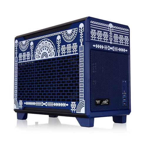 Корпус Thermaltake TR100 [CA-11A-00SPNN-AR] синий