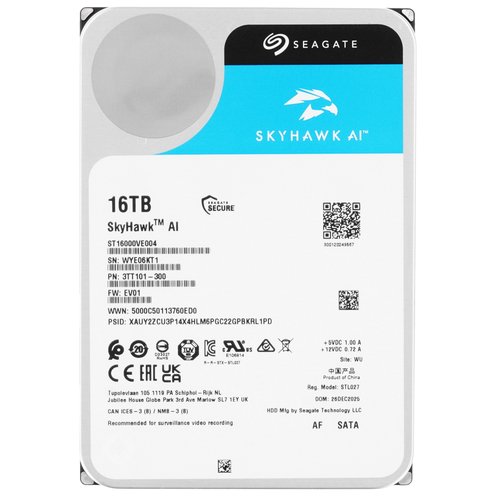 16 ТБ Жесткий диск Seagate SkyHawk AI [ST16000VE004]
