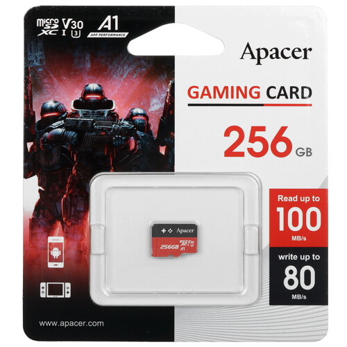 Карта памяти Apacer microSDXC 256 ГБ [AP256GMCSX10U7-RAGC]