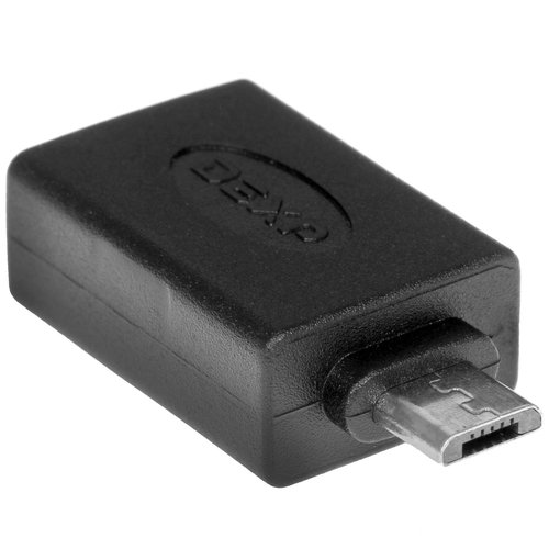 Adapter DEXP micro USB-B - USB Type-A black