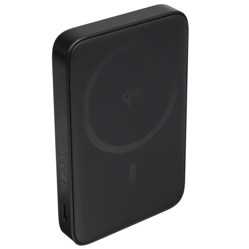 Портативный аккумулятор Baseus PicoGo Qi2 Magnetic with Stand черный