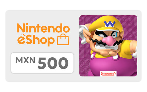 Купить Пополнение баланса сервиса Nintendo eShop 500 MXN в интернет ...
