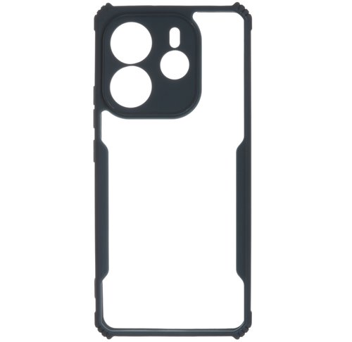 Накладка  BoraSCO Sky Case для Xiaomi Redmi Note 14 синий/прозрачный