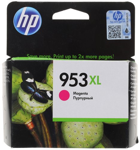 Картридж HP 953XL (F6U17AE) пурпурный
