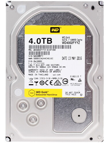 Отзывы покупателей о Жесткий диск SATA-3 4Tb WD Gold 7200rpm ...