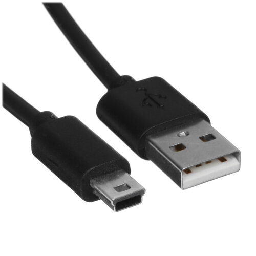 Кабель Aceline mini USB-B - USB Type-A черный 3 м