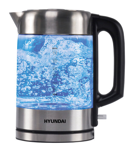 Электр чайнек Hyundai HYK-G6405 серебристый