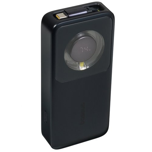 Портативный аккумулятор Baseus Free2Pull with Retractable Cable черный