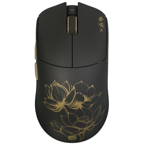 Sichqoncha simsiz/simli Red Square Kiro Lotus [RSQ-10031] qora