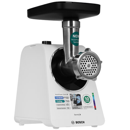 Мясорубка электрическая Bosch MFWS607W белый