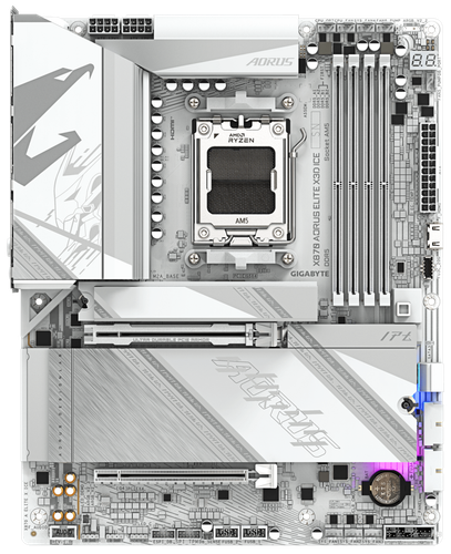 Материнская плата GIGABYTE X870 AORUS ELITE X3D ICE