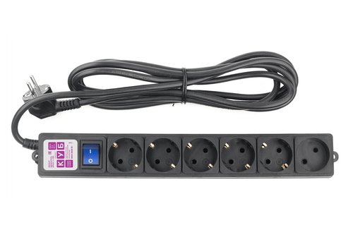 Сетевой фильтр Power Cube SPG6-16-B5M черный