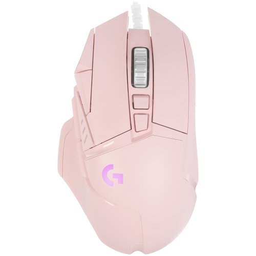Мышь проводная Logitech G502 HERO [910-007659] розовый
