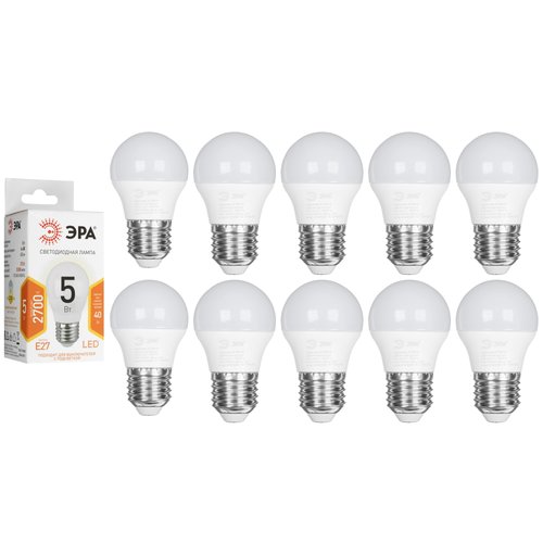 Комплект светодиодных ламп ЭРА LED P45-5W-827-E27