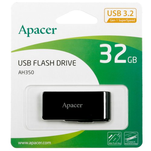 Память USB Flash 32 ГБ Apacer AH350 [AP32GAH350B-1]