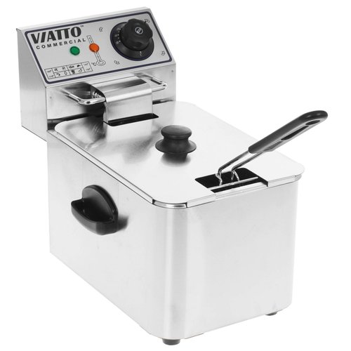 Фритюрница Viatto EF-4L серебристый