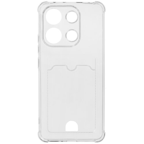 Накладка  DF Card Case для Xiaomi Redmi Note 13 прозрачный