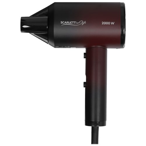 Фен Scarlett SC-HD70I38 черный/красный