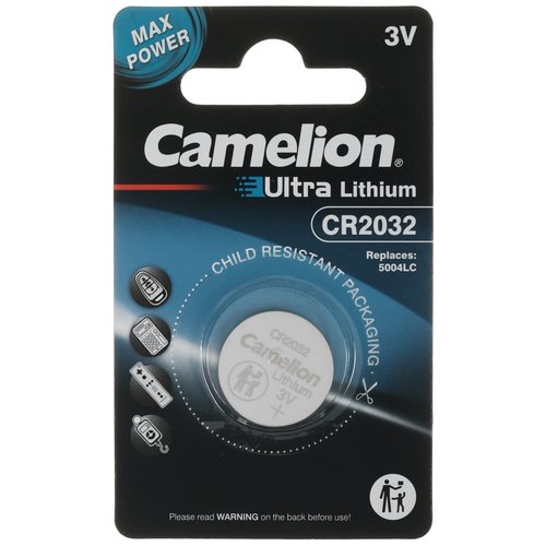 Батарейка Camelion Lithium [CR2032, литиевая,  1 шт]