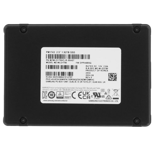 1920 ГБ Серверный SSD Samsung PM1733a [MZWLO1T9HCJR-00A07]