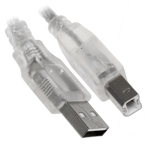 Кабель Cablexpert USB Type-A - USB Type-B серебристый 2 м