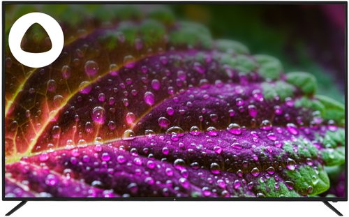 75" (190 см) Телевизор DEXP U75H8000K черный