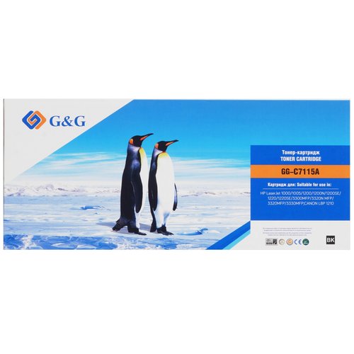 Тонер-картридж лазерный G&G GG-C7115A черный