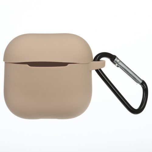 Чехол Borasco  для Apple AirPods 4, Apple AirPods 4 ANC, бежевый
