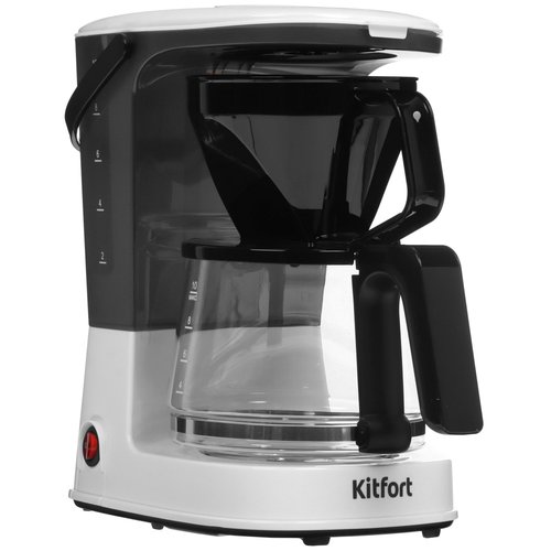 Кофеварка капельная Kitfort КТ-7218 белый