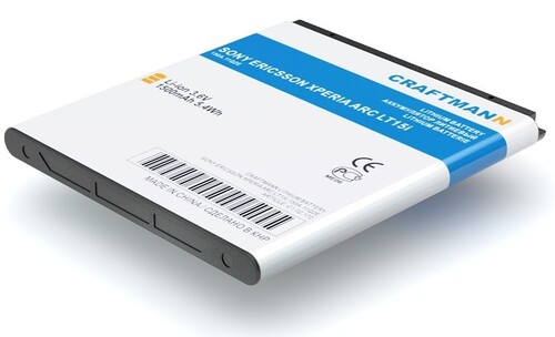 Купить Аккумулятор CRAFTMANN (аналог SONY BA750, Li-ion, 1500 mAh) в ...