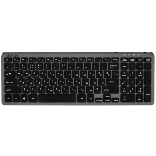 Klaviatura  simsiz KEYRON Zero Gravity rangi kulrang