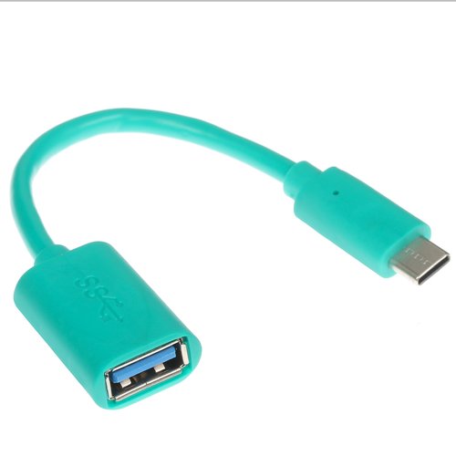 Кабель DEXP USB Type-C - USB Type-A зеленый