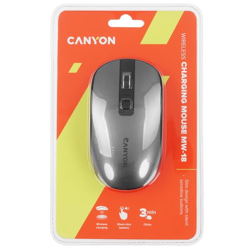 Мышь беспроводная CANYON MW-18 [CNS-CMSW18DG] серый