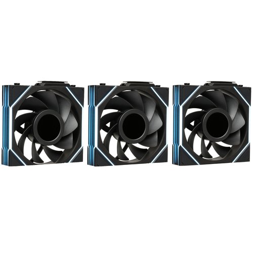Комплект реверсных вентиляторов LIAN LI UNI FAN TL LCD WIRELESS 120-3 REVERS [G99.12RTLLCD1W3B.R0] черный
